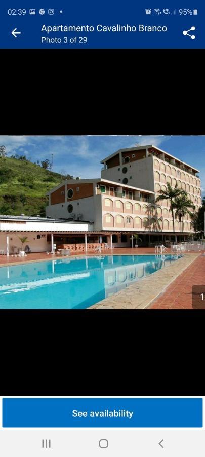 Águas de Lindóia Flat No Hotel Cavalinho Branco מראה חיצוני תמונה